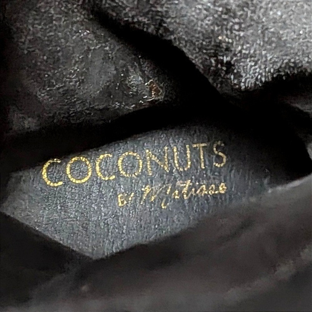 Coconuts by Matisse Jax Black Croc Embossed Western Cowboy Boots Size 7.5M - Picture 3 of 12